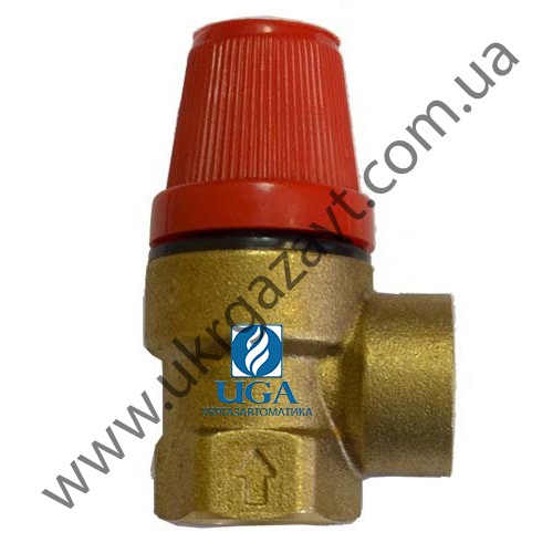 Клапан предохранительный Valvo латунный ВВ Ду 15 (1/2