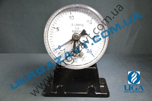 Электроконтактный мановакуумметр ДА2005ф исп V -1 – 0 – 24 кгс/см2 кл ...